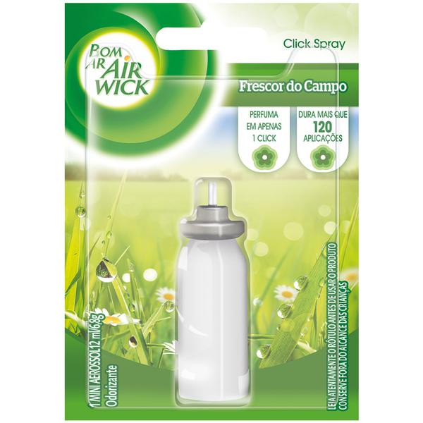BOM AR CLICK SPRAY 12ML REFIL LIMAO SICIL E BAUNILHA RECKIT