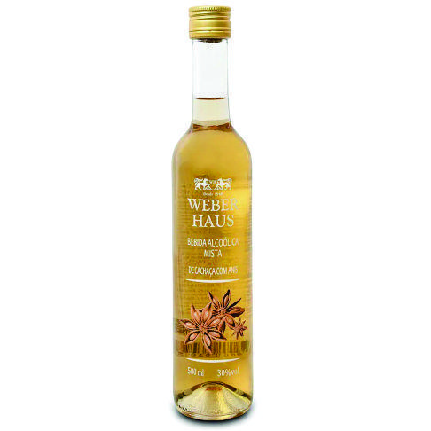 CACHACA MISTA WEBER HAUS C/ BANANA 500ML