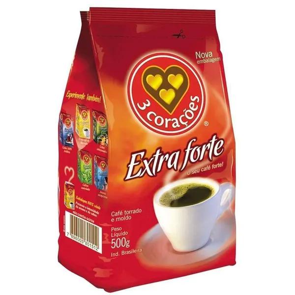 CAFE EXTFORTE 3 CORACOES PCT 250G