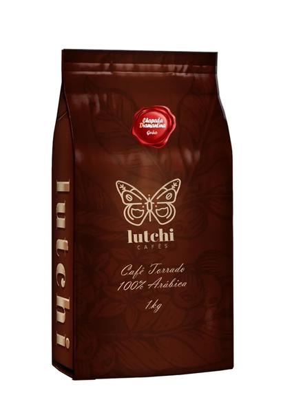 CAFE LUTCHI 100 ARABICA CHAP DIAMANT TORR GRAO 1KG