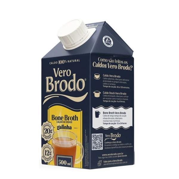 CALDO VERO BRODO BONE BROTH GALINHA TP 500ML