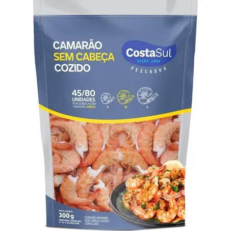 CAMARAO COZIDO S/CABECA 45/80 COSTA SUL 300G
