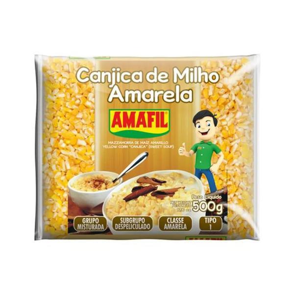 CANJICA DE MILHO AMAFIL AMARELA 500G