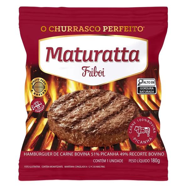 CARNE HAMBURGUER PICANHA MATURATTA 180G