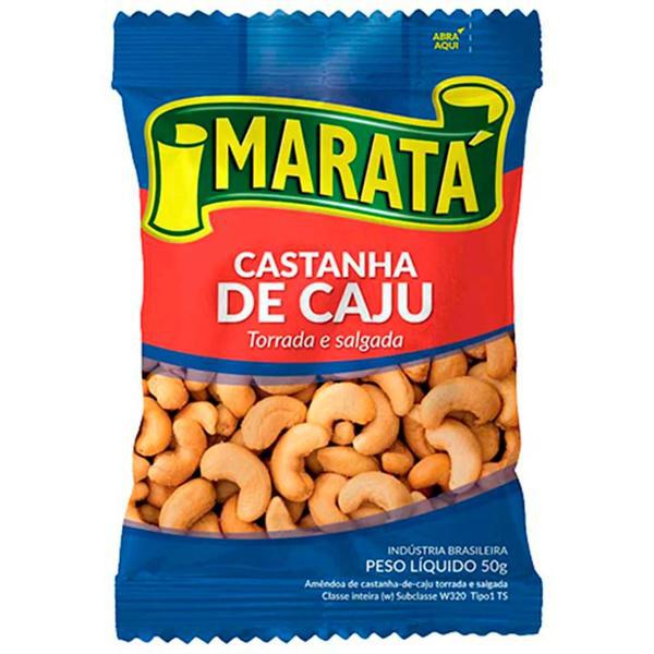 CASTANHA DE CAJU MARATA 50G