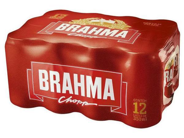CERVEJA BRAHMA CH PACK C 12 LT 350ML