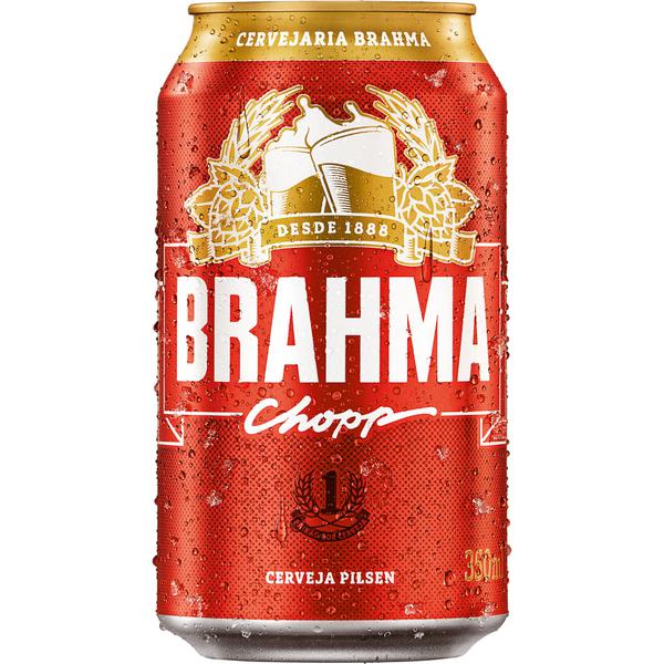 CERVEJA BRAHMA CHOPP LT 350ML