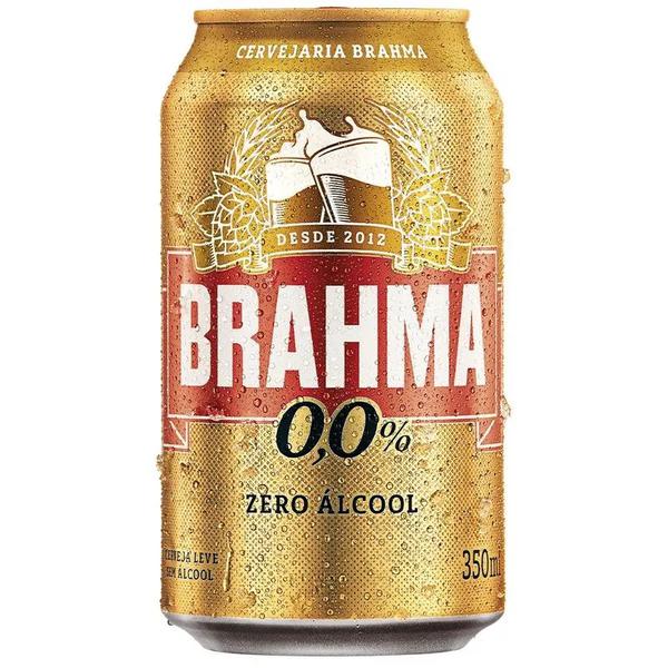 CERVEJA BRAHMA ZERO CH LT 350ML