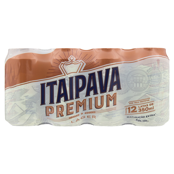 CERVEJA ITAIPAVA PREMIUM LT 350ML