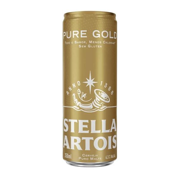 CERVEJA STELLA ARTOIS PURE GOLD LT 350ML