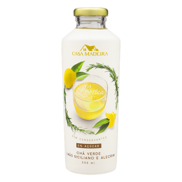 CHA CASA MADEIRA VERDE C LIMAO SICILIANO E ALECRIM 500ML