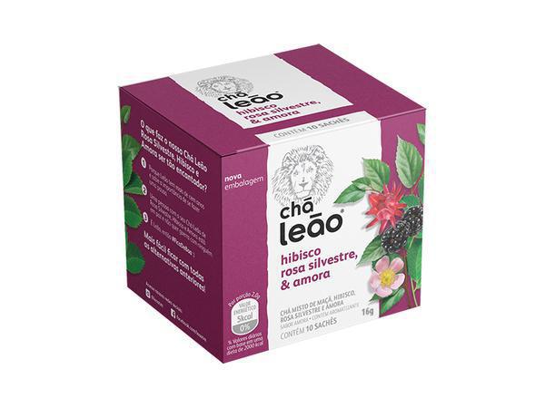 CHA LEAO HIBISCO, ROSA SILV AMORA 16G