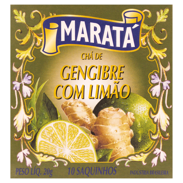 CHA MARATA GENGIBRE C LIMAO 10UN