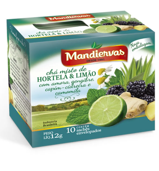 CHA MISTO REFRESCANTE MANDIERVAS 10G