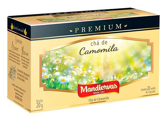 CHA PREMIUM CAMOMILA MANDIERVAS 20G