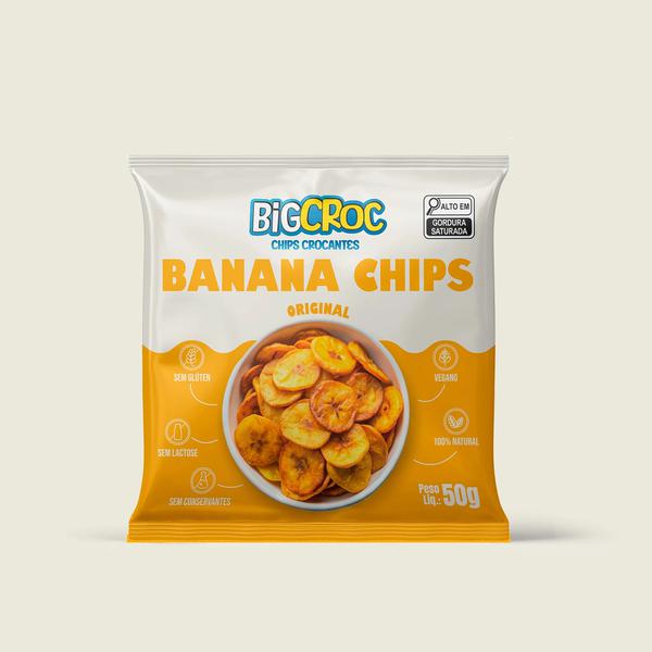 CHIPS DE BANANA BIG CROC ORIGINAL 50G