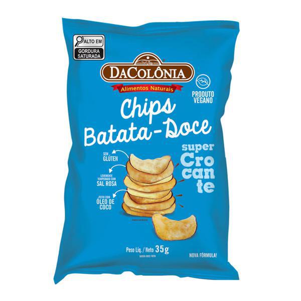 CHIPS DE BATATA DOCE DACOLONIA 35G