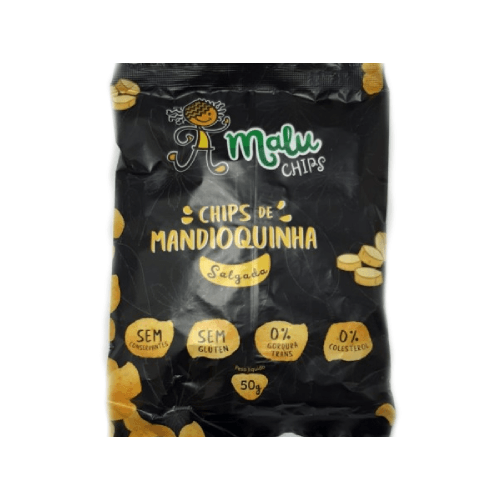 CHIPS DE MANDIOQUINHA SALGADA MALUZITA 50G