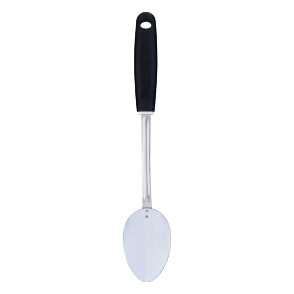 COLHER P SERVIR TRAMONTINA ACO INOX C CABO PRETO