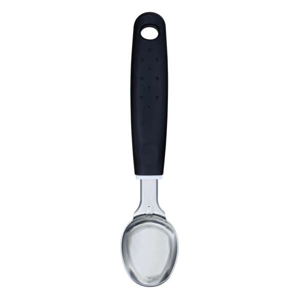 CONCHA P SORVETE TRAMONTINA ACO INOX C CABO PRETO