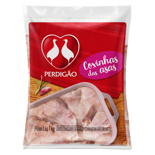 COXINHA DA ASA PERDIGAO DRUMETTE IQF1KG
