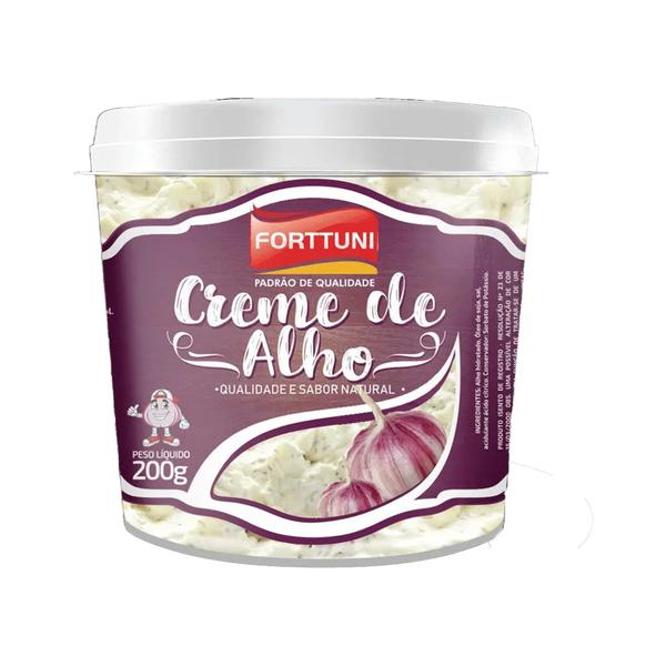 CREME DE ALHO NATURAL FORTTUNI 200G