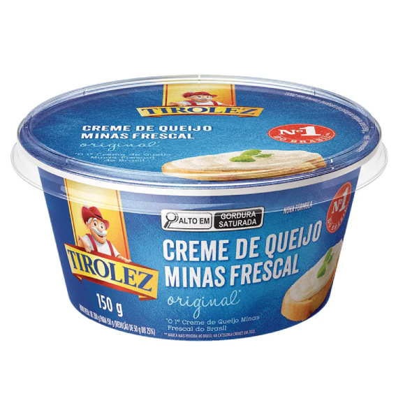CREME DE QUEIJO MINAS FRESCAL TIROLEZ 150G
