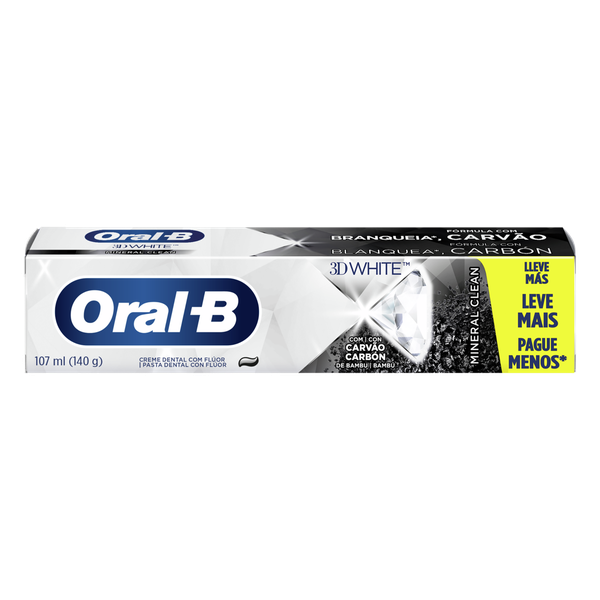 CREME DENTAL 3D WHITE M.CLEAN L+P- ORAL-B 140G