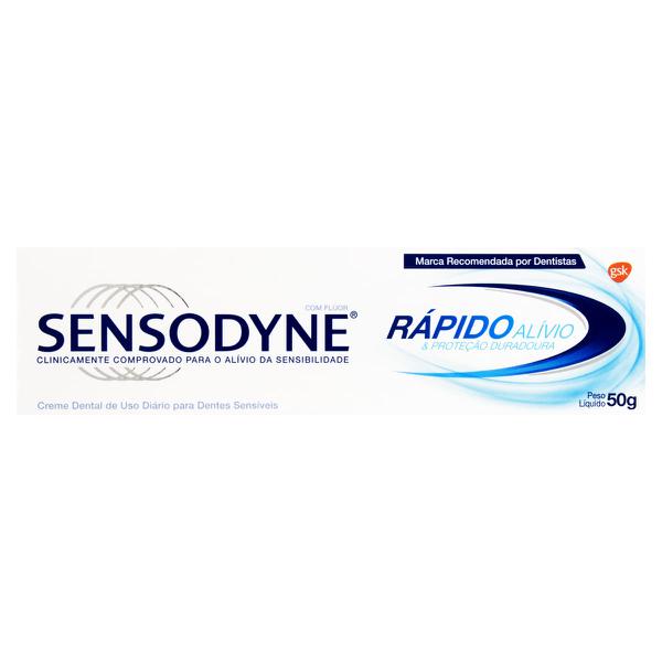 CREME DENTAL RAPIDO ALIVIO SENSODYNE 50G