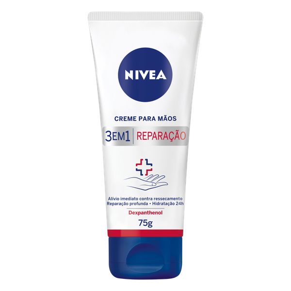 CREME PARA MAOS 3EM1 REPARACAO NIVEA 75G