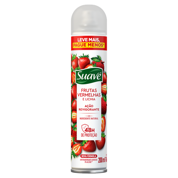 DES. AER SUAVE F FRUTAS VERMELHAS 200 ML 