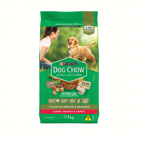 DOG CHOW FILH MD GD CAR FG AR 1KG