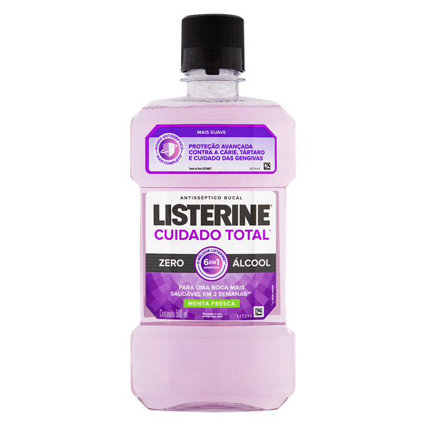 ENX BUCAL LISTERINE CUIDADO TOTAL ZERO 500ML