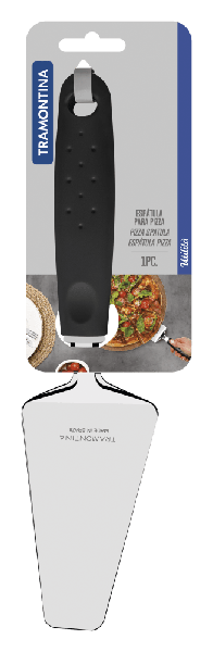 ESPATULA P PIZZA TRAMONTINA ACO INOX C CABO PRETO