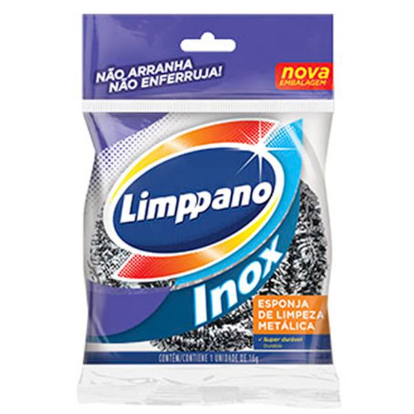 ESPONJA LIMPPANO ACO INOX 1UN
