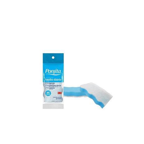 ESPONJA  P/BANHO 3M CORES AZUL