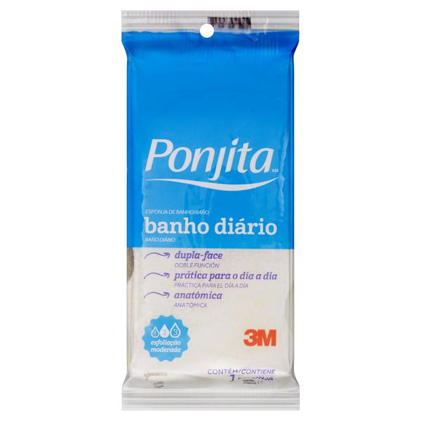 ESPONJA  P/BANHO 3M CORES SORTIDAS