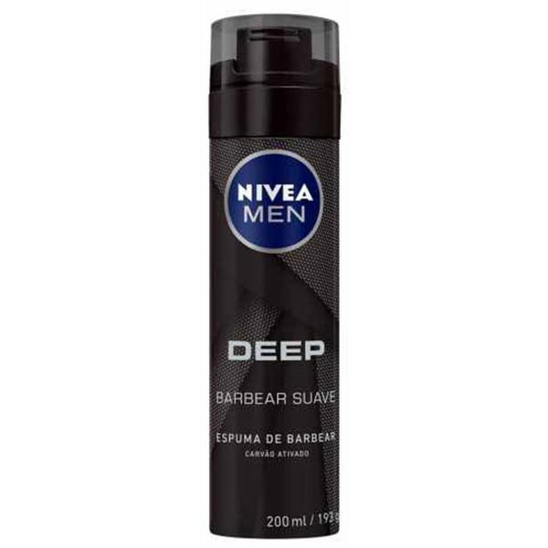 ESPUMA DE BARBEAR  DEEP BLACK NIVEA 200ML