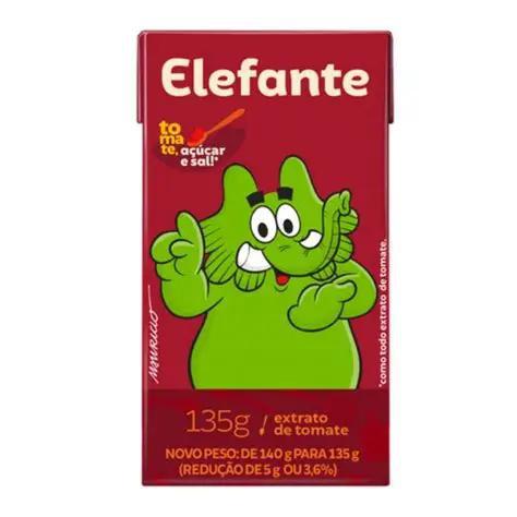 EXTRATO DE TOMATE ELEFANTE 135G TP