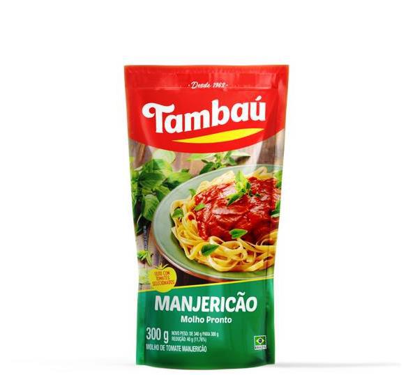 MOLHO DE TOMATE TAMBAU MANJERICAO