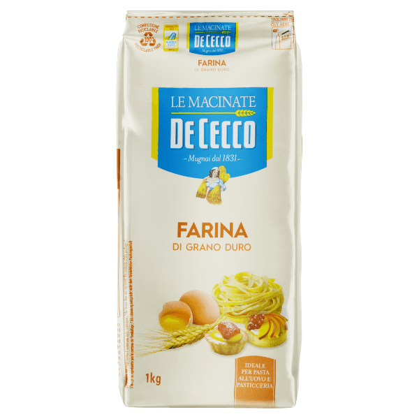 FARINHA ITALIANA DE CECCO GRANO DURO 1KG