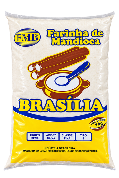 FARINHA MANDIOCA BRASILIA 1KG