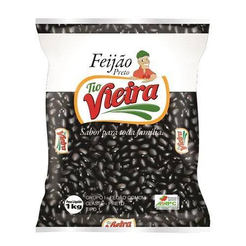 FEIJAO TIO VIEIRA PRETO 1KG