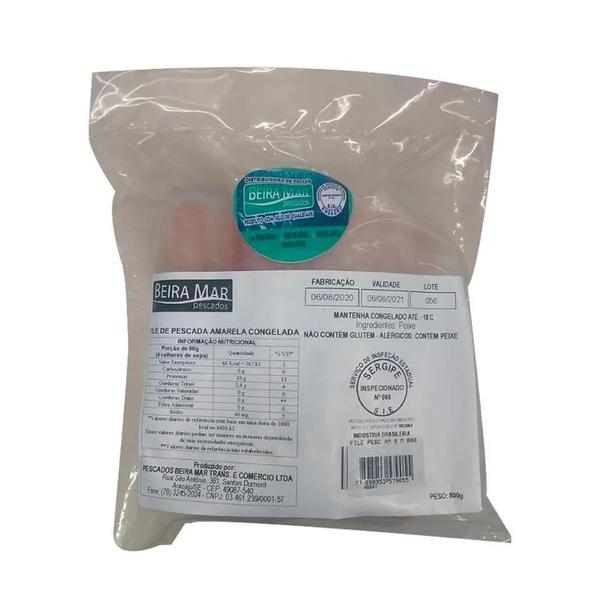 FILE PEIXE PESCADA AMARELA BEIRA MAR 800G