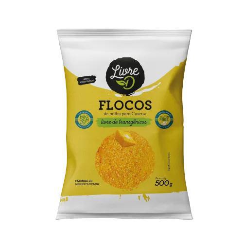 FLOCAO DE MILHO NAO TRANS LIVRED 500G