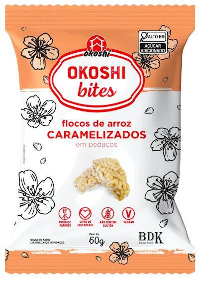 FLOCOS DE ARROZ OKOSHI BITES TRADICIONAL 60G