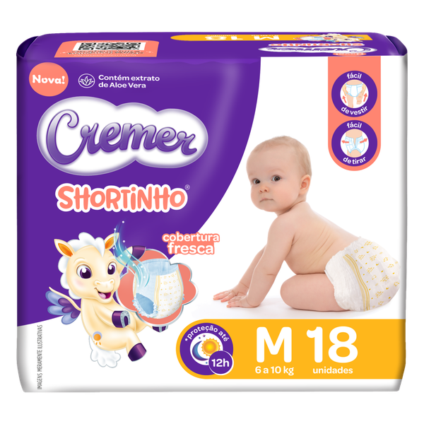 FRALDA DESC.CREMER SHO JUMBINHO M 18UN