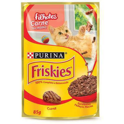 FRISKIES FILHOTES CARNE MOLHO 85G
