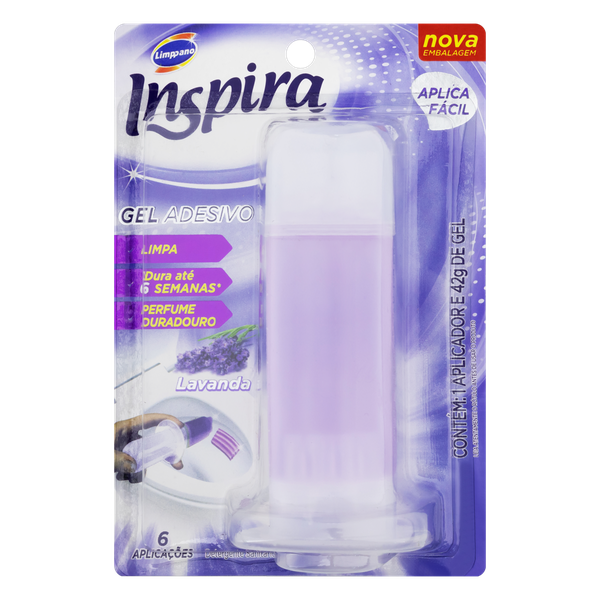 GEL ADESIVO LIMP INSPIRA LAVANDA 42G