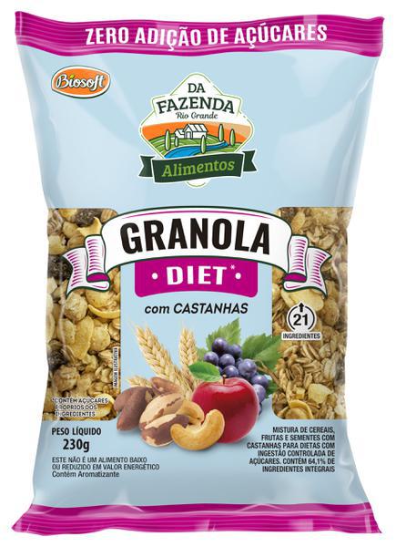 GRANOLA BIOSOFT CASTANH DIET 230G